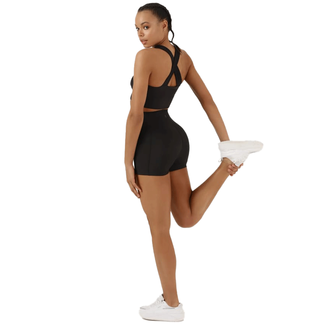 Pocket Short Tights Black