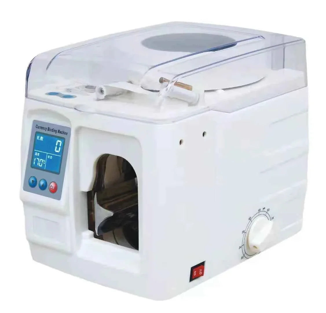 KOLMAN Money Binder 3cm – Automatic Rapid Paper Money Binding with Microcomputer Control