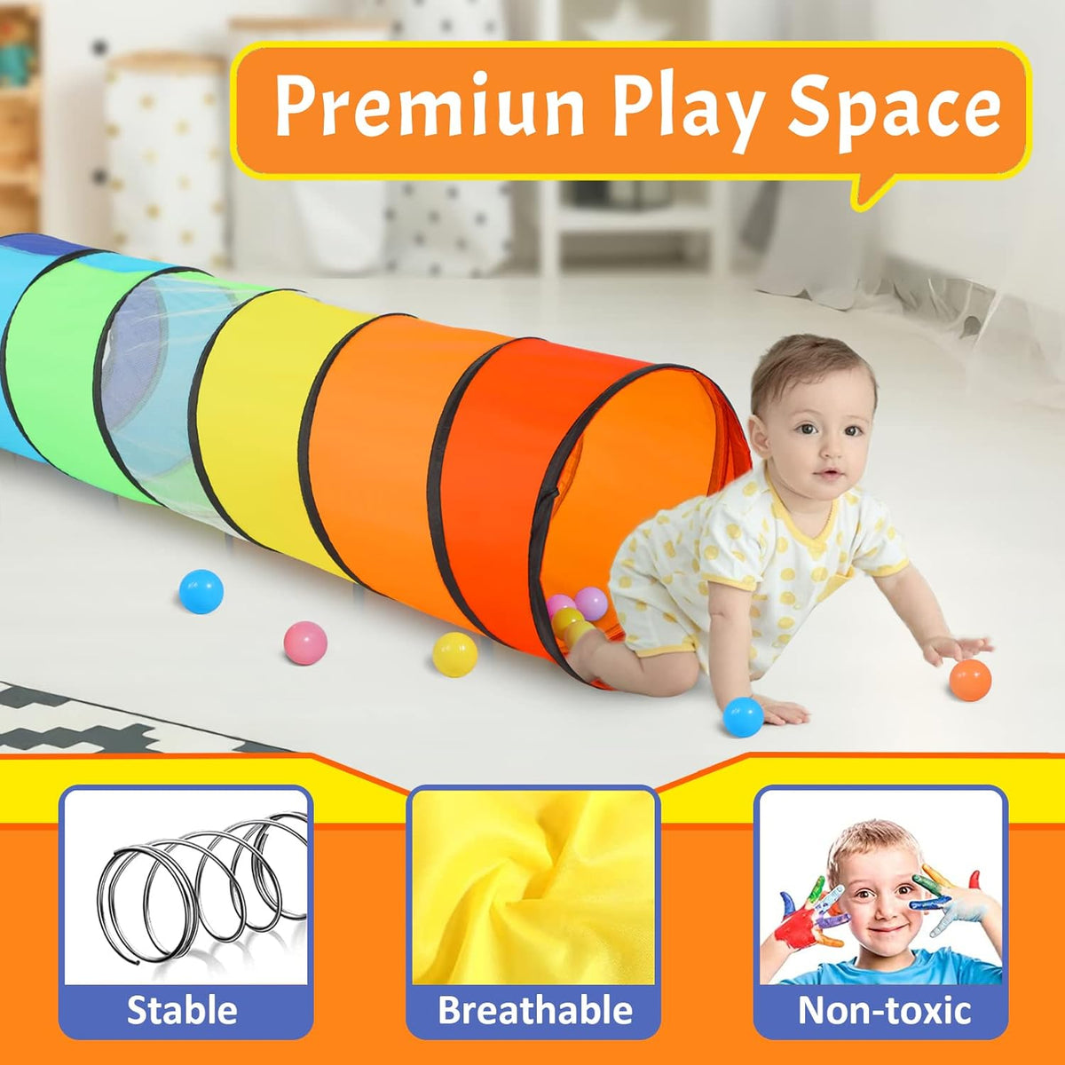 Pop-Up Play Tent Tunnel