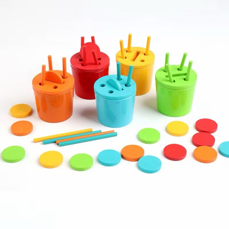 Color Matching Sorting Cups