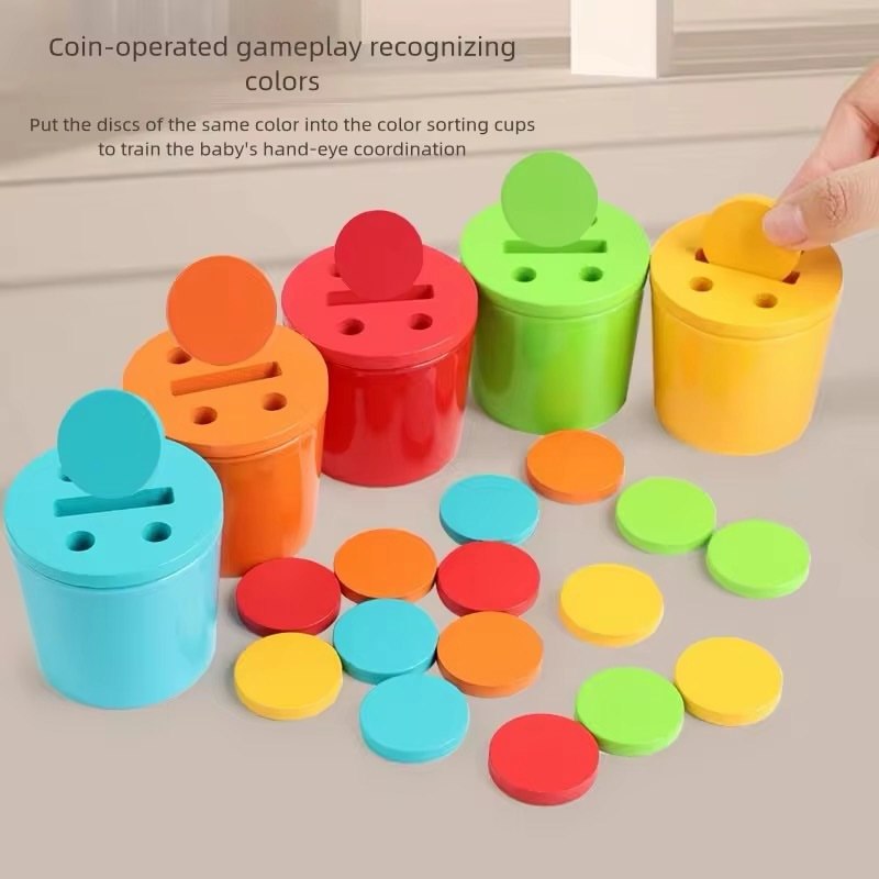 Color Matching Sorting Cups