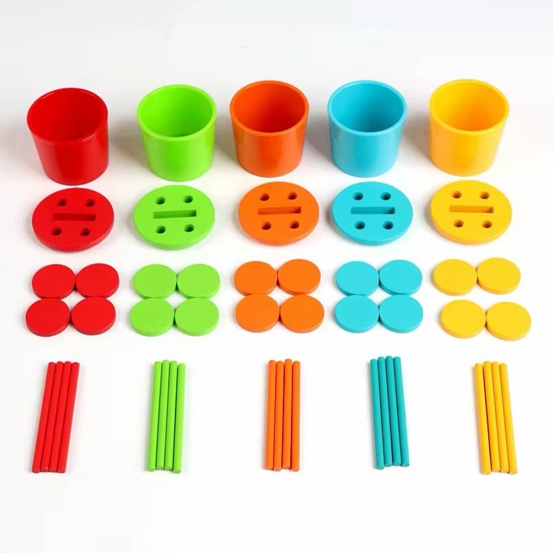 Color Matching Sorting Cups
