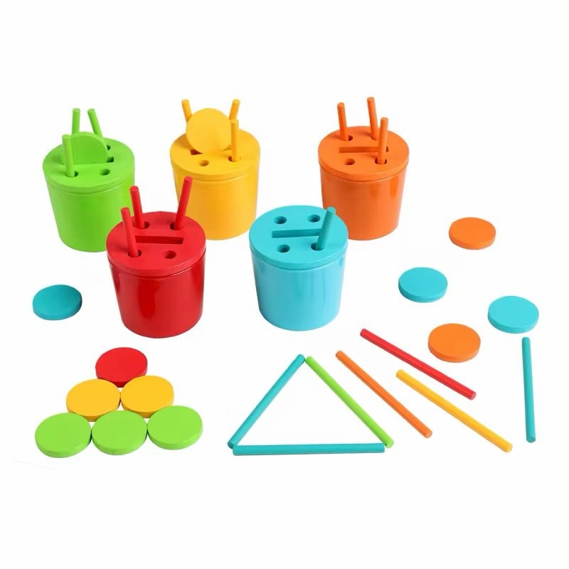 Color Matching Sorting Cups