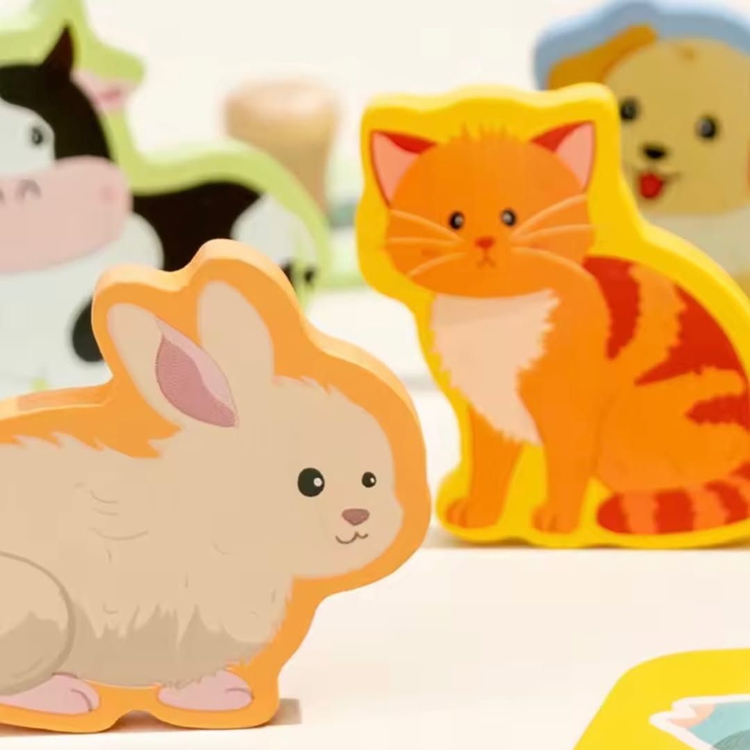 Wooden Animal Puzzle Toy