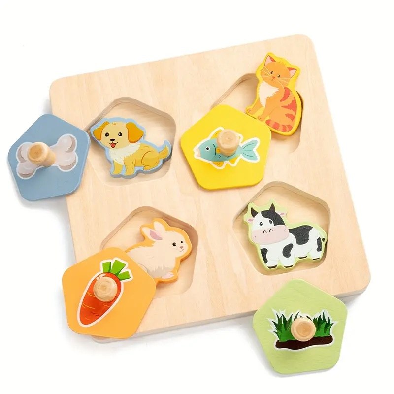 Wooden Animal Puzzle Toy