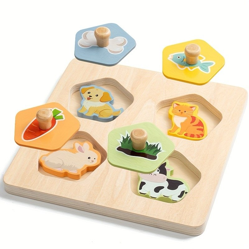 Wooden Animal Puzzle Toy