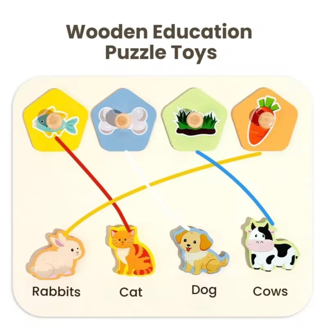 Wooden Animal Puzzle Toy