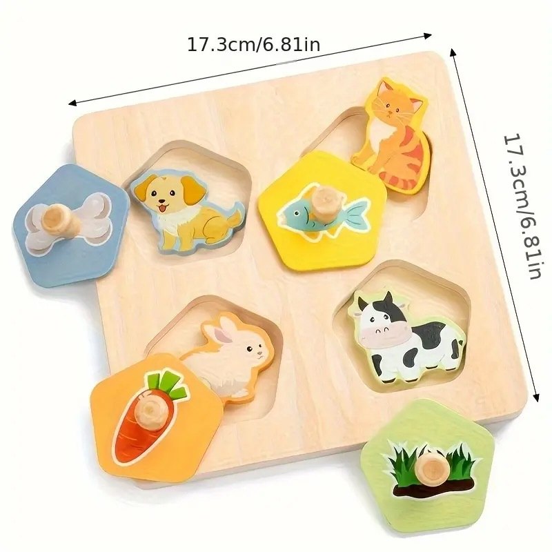 Wooden Animal Puzzle Toy