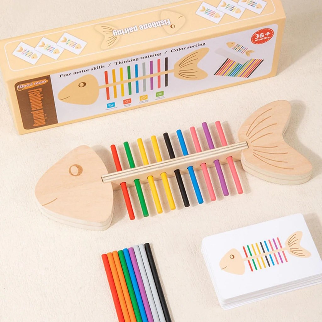 Fish Bone Matching Toy