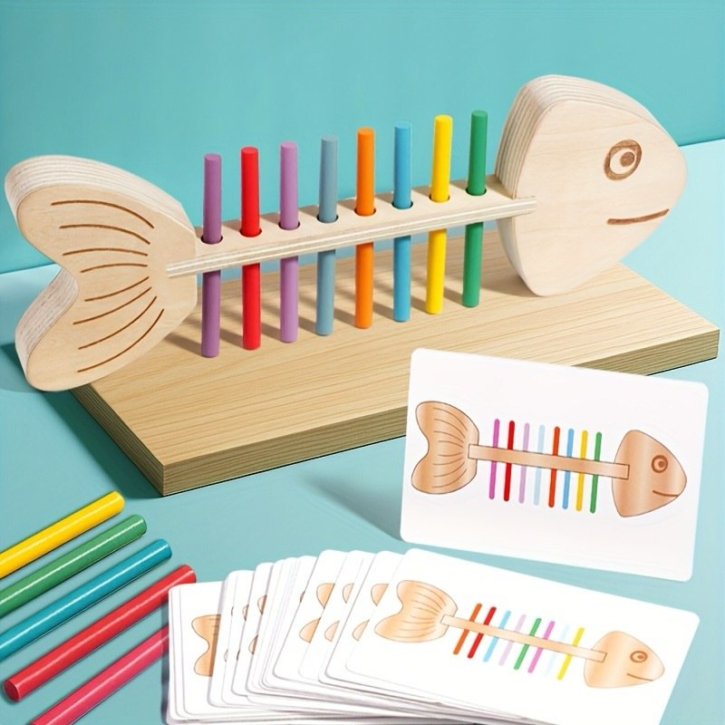 Fish Bone Matching Toy
