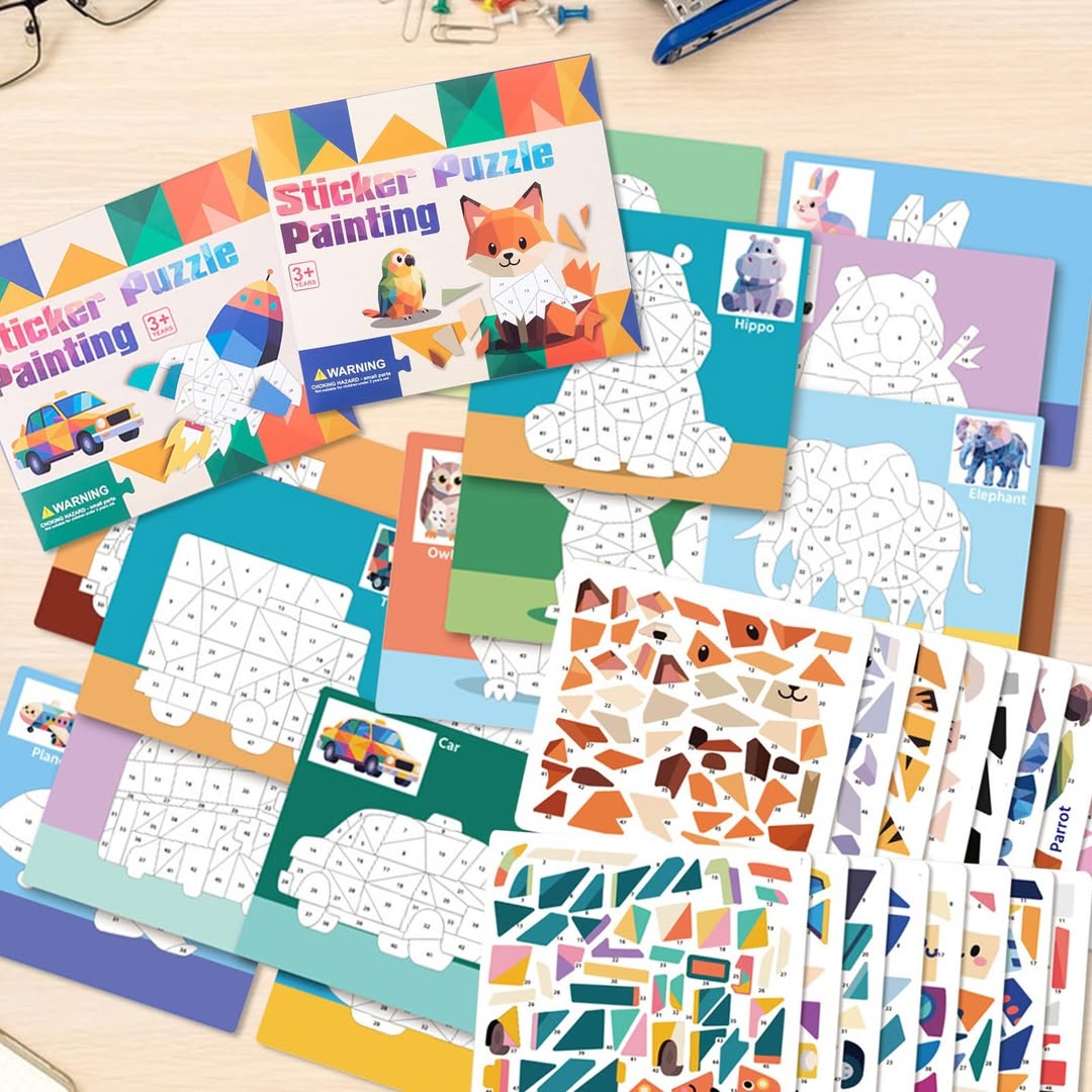 3D Sticker Painting Game