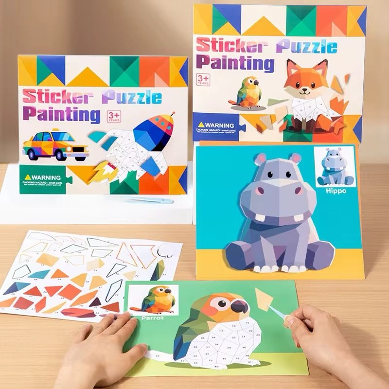 3D Sticker Painting Game