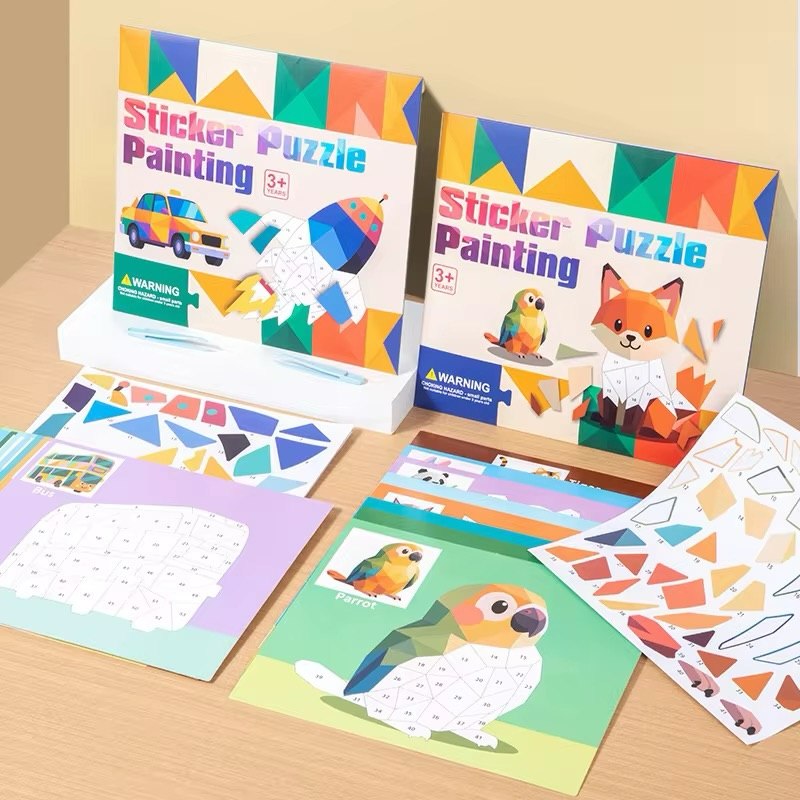 3D Sticker Painting Game