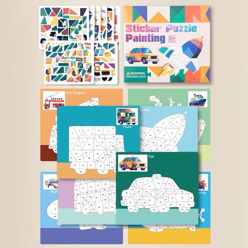 3D Sticker Painting Game