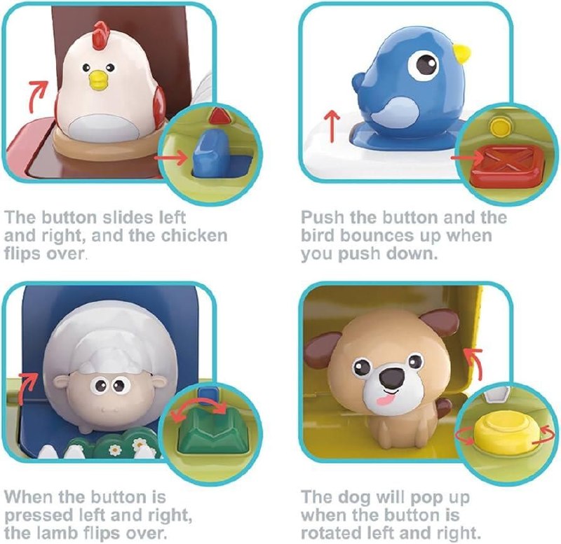 Farm Peekaboo Pop-Up Toy