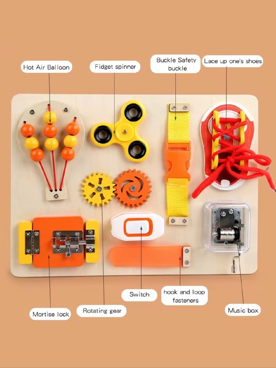 Balloon Gear Busy Board