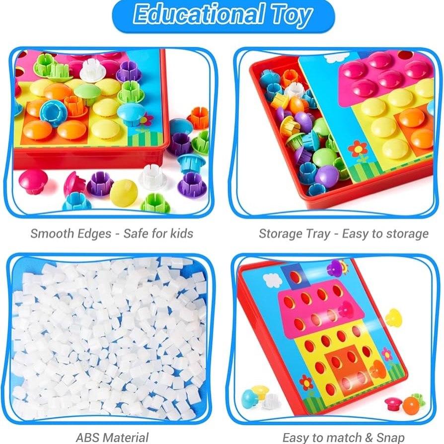 Mushroom Jigsaw Puzzle Toy