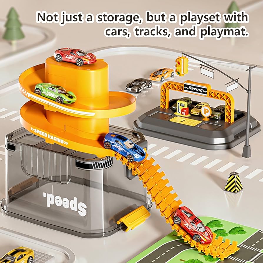 Car Garage Track Playset