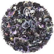 Dark Gothic Sticker Set for Goths 50 pieces Waterproof