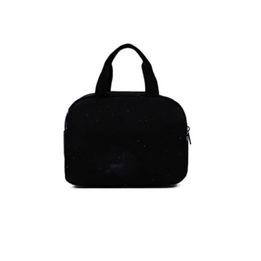 Kids' school black insulated school lunch bag 