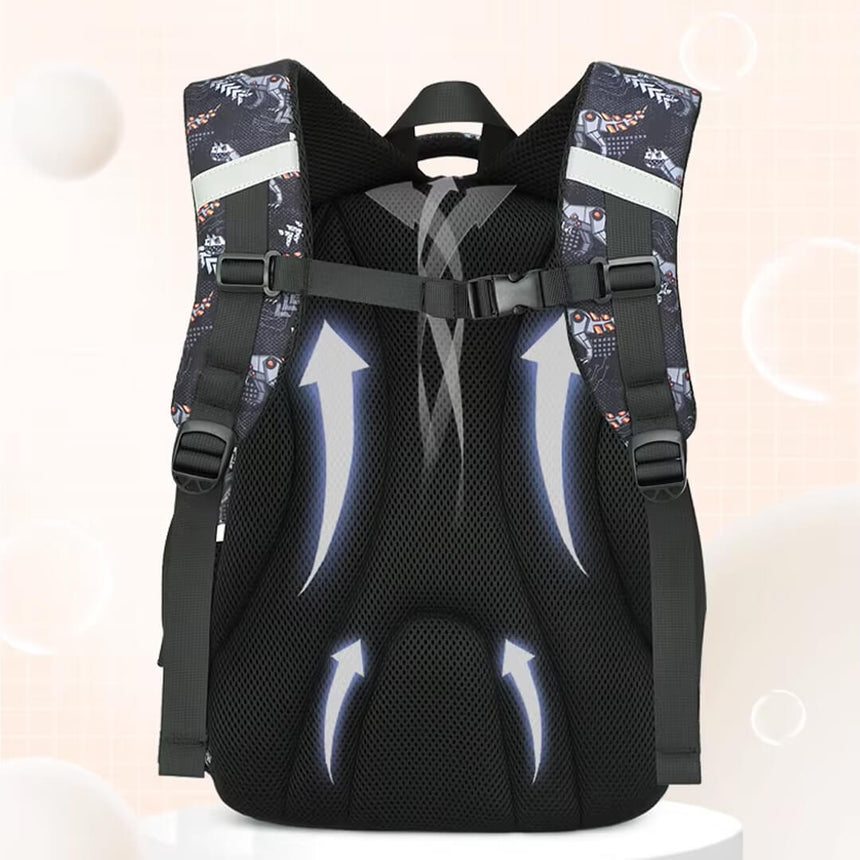 Cusangel Futuristic Dinosaur 3-Piece Backpack Set