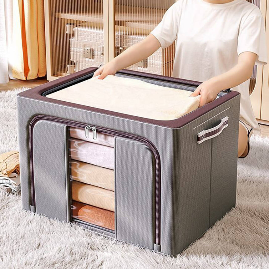 Clothes Foldable Storage Box Organizer - 66L (50 x 40 x 33 cm)