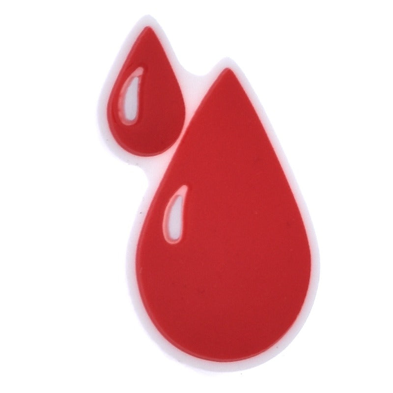 Blood Droplets Medical and Nursing Jibbitz Croc Charms - Crocs