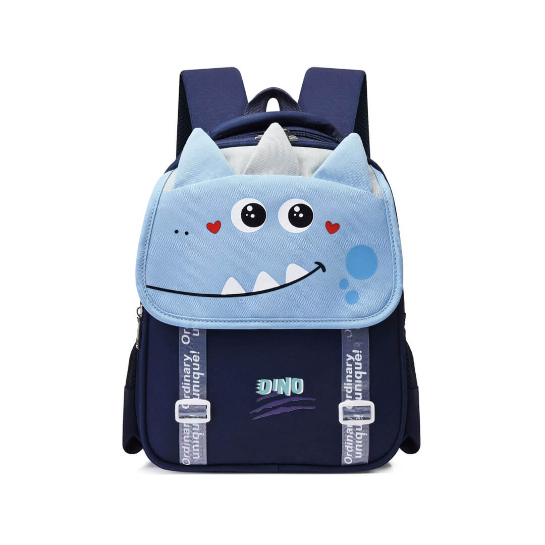 Navy Blue Dinosaur Backpack For Preschool To KG2