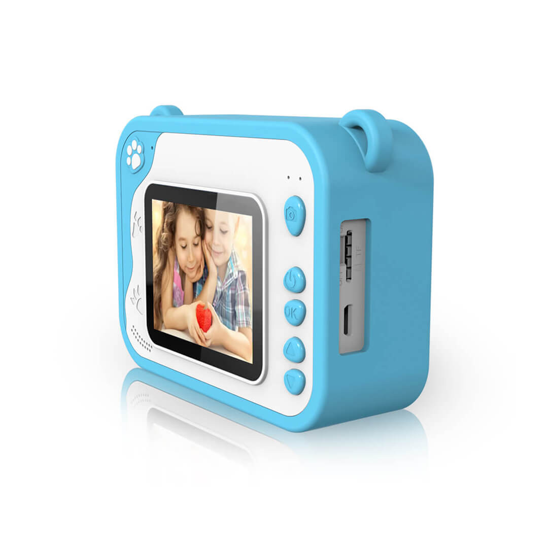 Kids Instant Print Camera Blue Dino 32GB