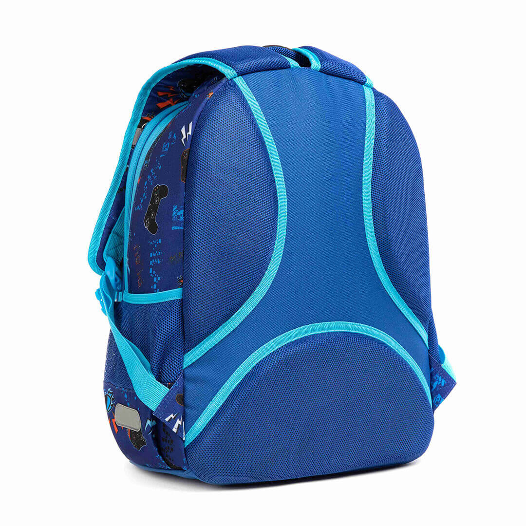 Blue PlayStation gamer backpack set – 3 pieces
