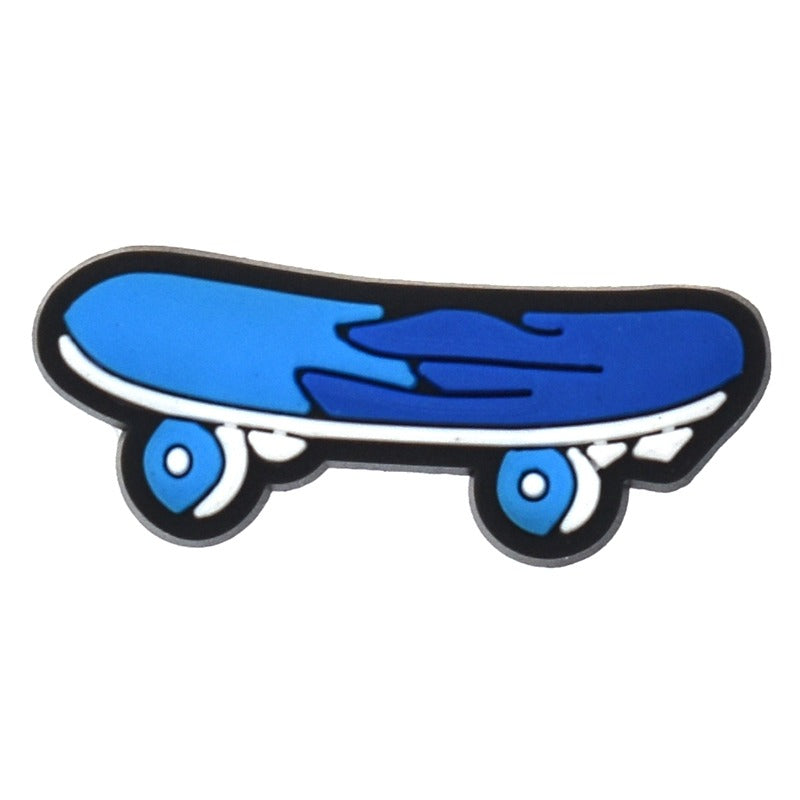Blue Skateboard Croc Charm for Crocs | Jibbitz
