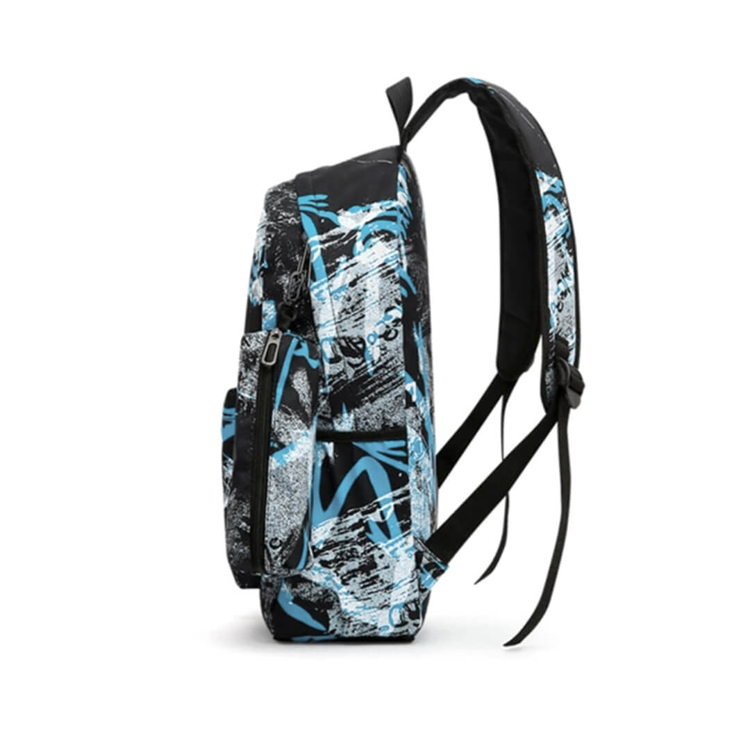 Blue Wash Backpack Set (3 Pieces) – For Elementary to High School