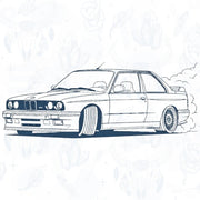 bmw car temporary tattoo design