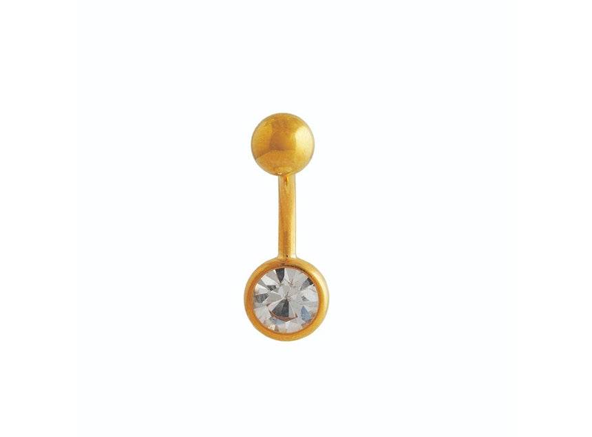 Medisept Belly Pierce Jewelry Single Jewel Crystal