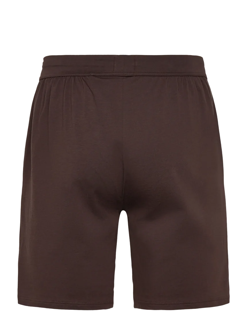 Boss - Dark Brown Stretch Cotton Pyjama Shorts