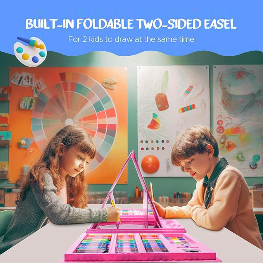 Ultimate Kids Art Painting Set - 208 Pieces