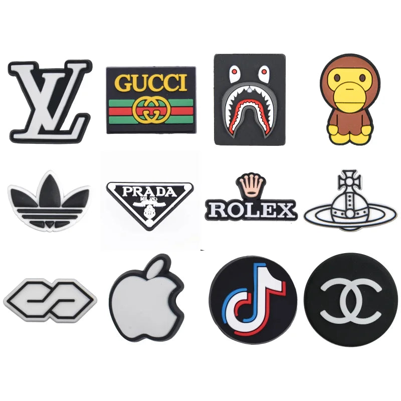 Luxury Brands Croc Pins