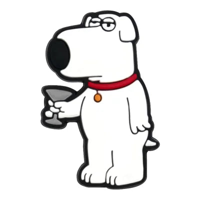Brian Family Guy Croc Pins