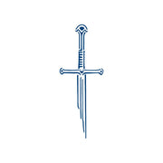 Sword Semi-Permanent Jagua Tattoo Design