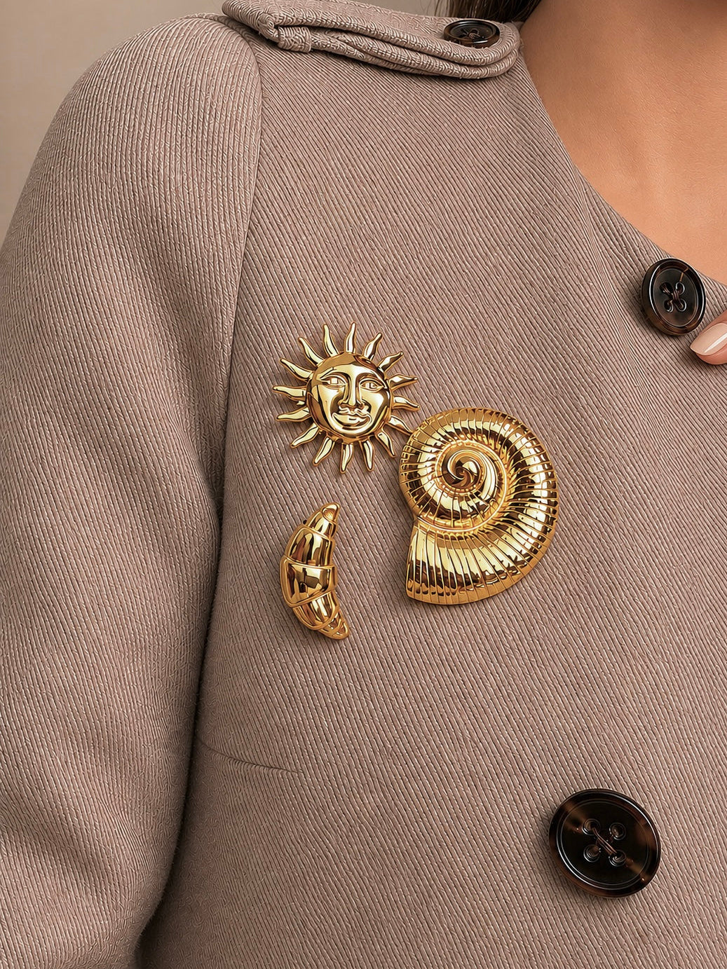 Sun Moment Brooch