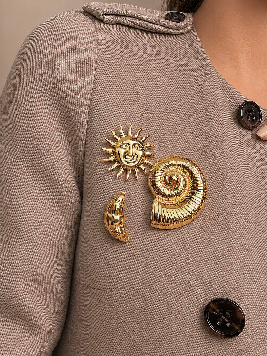 Secret Shell Brooch