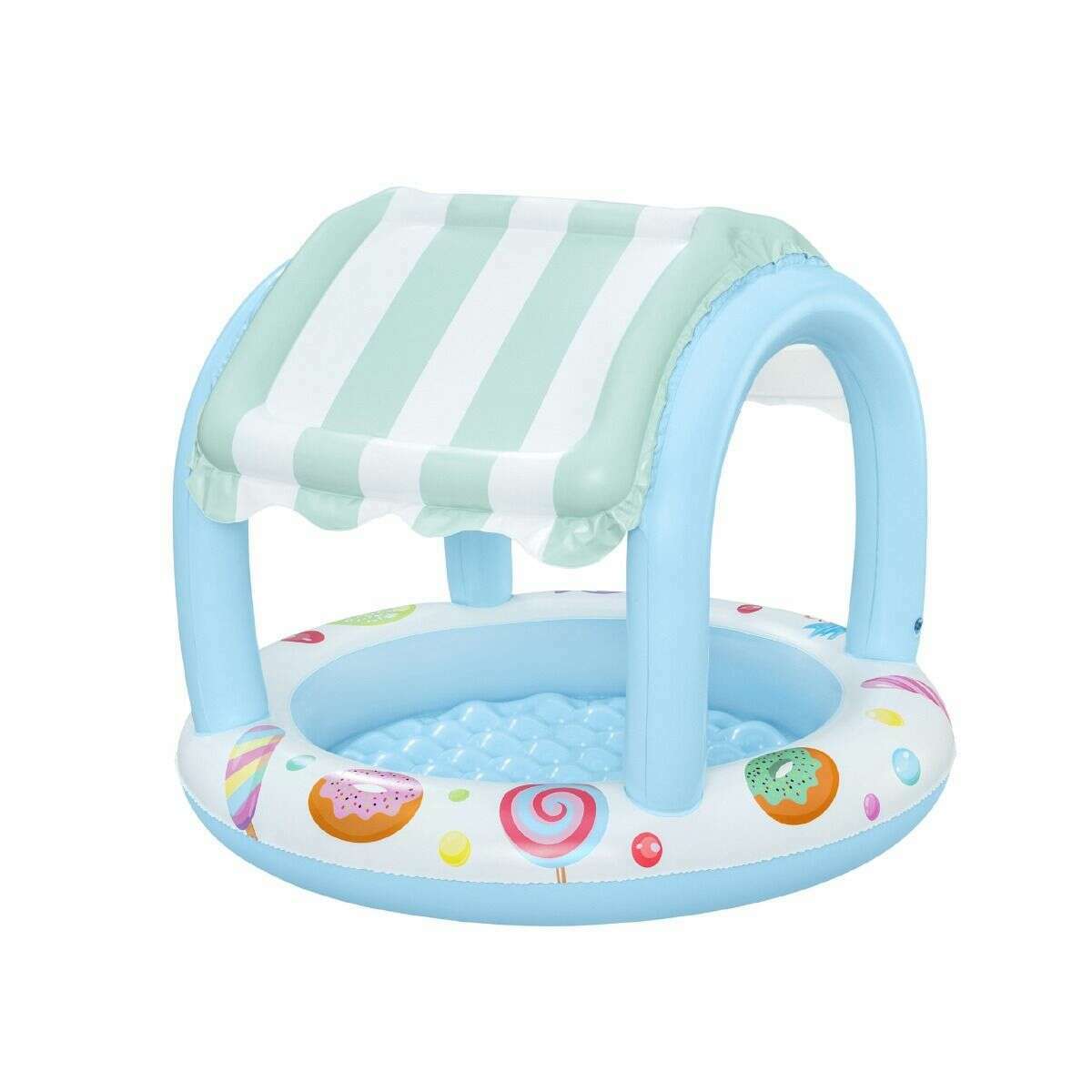 Sweet Shoppe Shaded Kiddie Pool Kids Inflatables Sweet Shoppe Shaded Kiddie Pool Sweet Shoppe Shaded Kiddie Pool Bestway