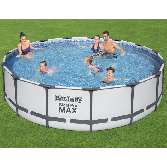 Steel Pro Max Frame Pool 4.57mx1.07m home pool Steel Pro Max Frame Pool 4.57mx1.07m Steel Pro Max Frame Pool 4.57mx1.07m Bestway