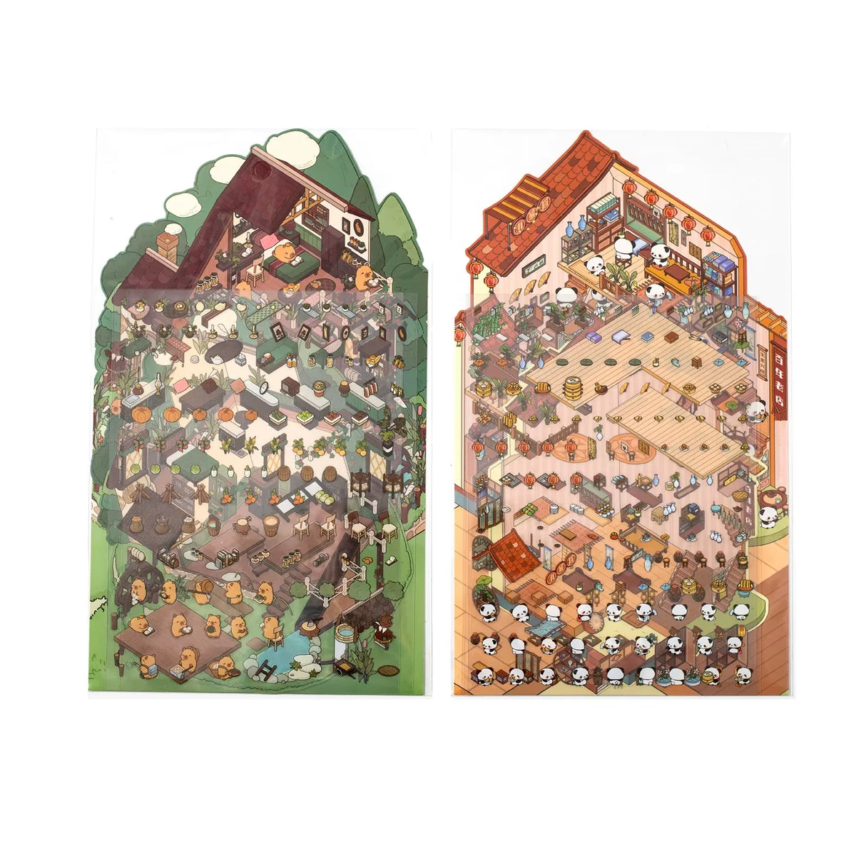 Capybara Home DIY Sticker Set Miniature World