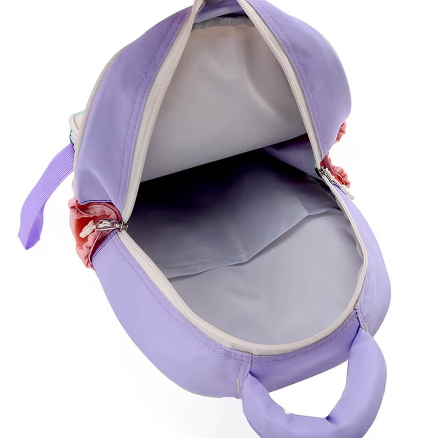 Waterproof cartoon excavator backpack set  for age 3 to 6