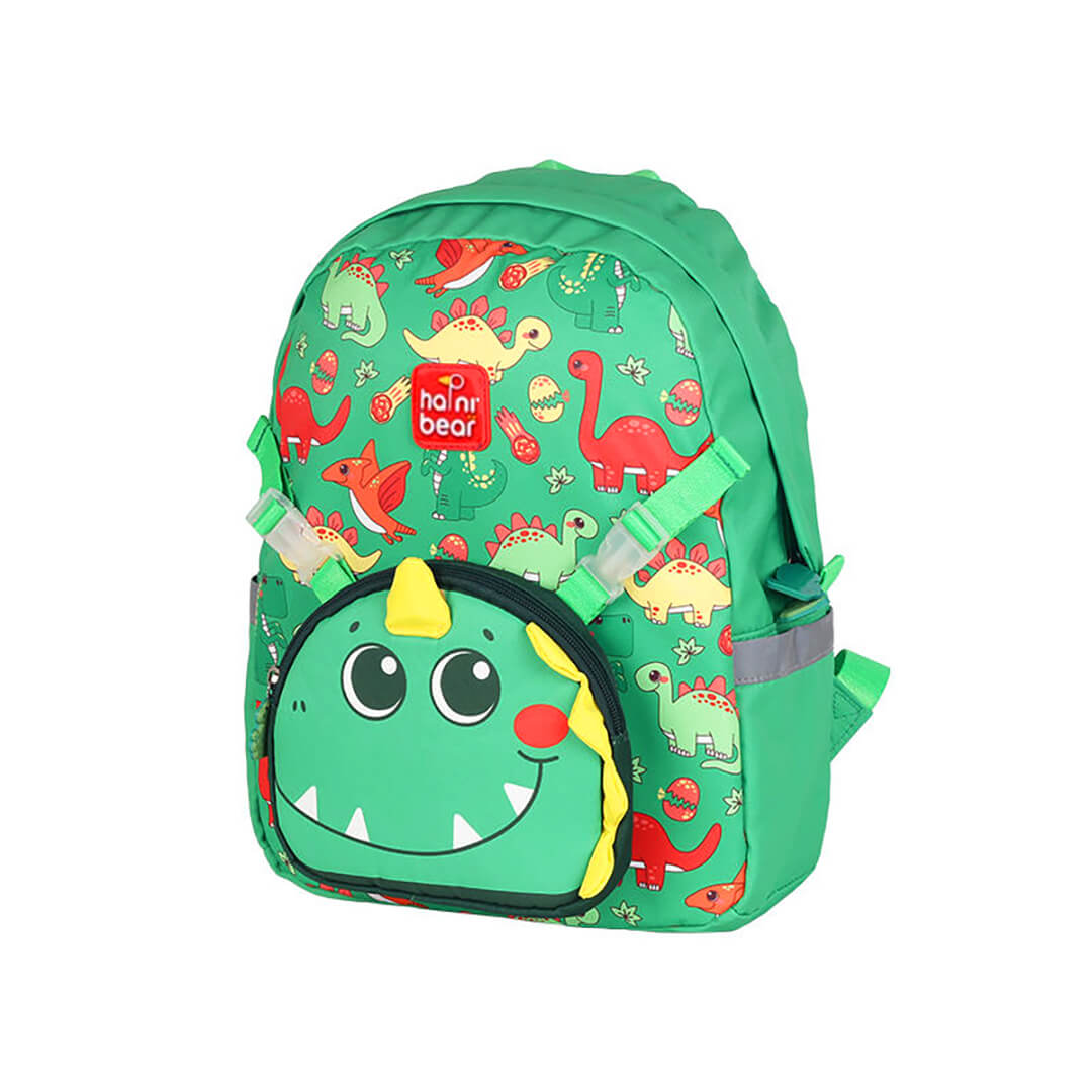 Kids Cartoon Dino Backpack & Lunch Shoulder Bag Set