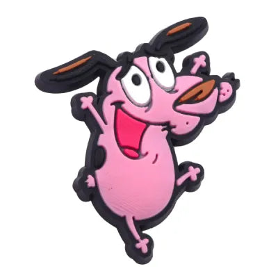 Cartoon Network Courage the Cowardly Dog Happy Croc Pins