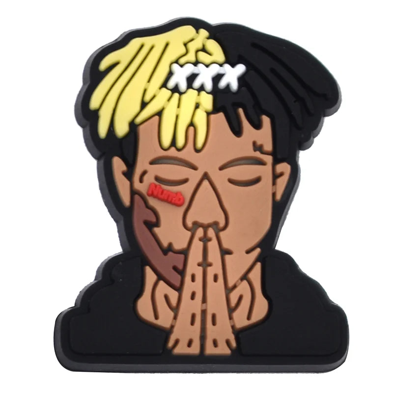 Celebrities XXXTentacion Drake Tupac The Weeknd Billie Eilish Tailor Swift Hatsune Miku Harry Styles Bad Bunny Croc Charm for Crocs | Jibbitz