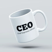 ceo chief espresso officer mug design
