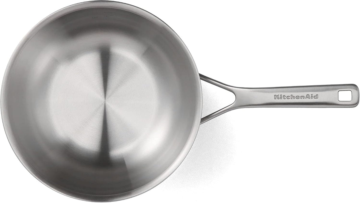 Frying Pan, Stainless Steel, 3 Ply Wok Pan Wok Pan Frying Pan, Stainless Steel, 3 Ply Wok Pan Frying Pan, Stainless Steel, 3 Ply Wok Pan KitchenAid